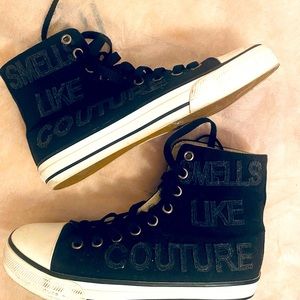 Juicy Couture SMELLS LIKE COUTURE High Top Sneakers Size 38 excellent condition